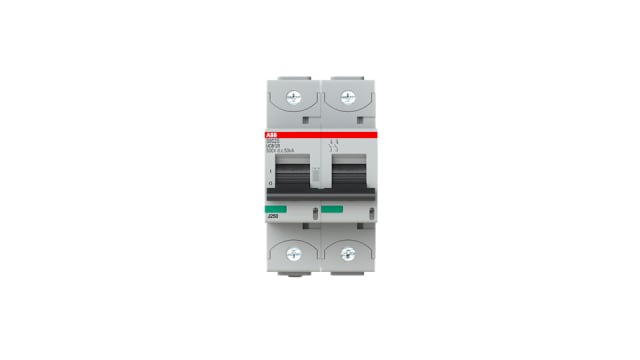 ABB 2CCS Miniature Circuit Breaker, 2-Pole, 125 A, 50 kA Breaking Capacity | 2CCS862001R1845