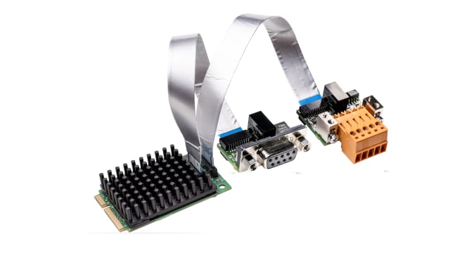 Hilscher 2 Port Mini PCI Express D-Sub Serial Card | CIFX 90E-2DPDNETF