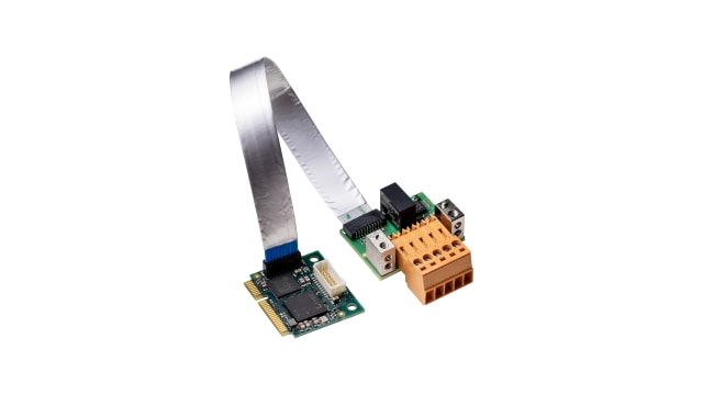 Hilscher 1 Port Mini PCI Express 5-Pin Serial Card, 0.5Mbps | CIFX HPCIE90-DNF