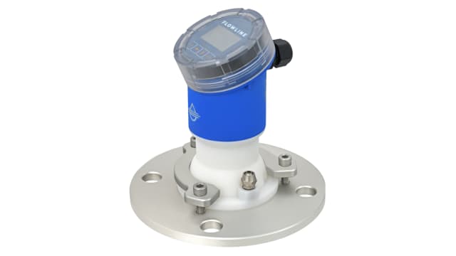Flowline LR85 Series Radar Level Sensor, Modbus Output, Flange Mount, Polybutylene Terephthalate Body | LR85-0351