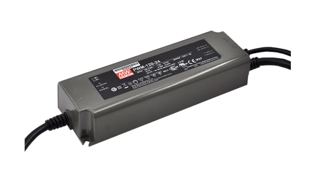MEAN WELL DA-Type(DALI Control), 24 V Output, 120 W Output, 5 A 10V PWM, DALI | PWM-120-24DA