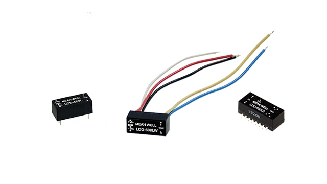 MEAN WELL DC/DC Constant Current Step Down LED Driver, 32 V Output, 16 W Output, 500 mA 3 in 1 | LDD-500L