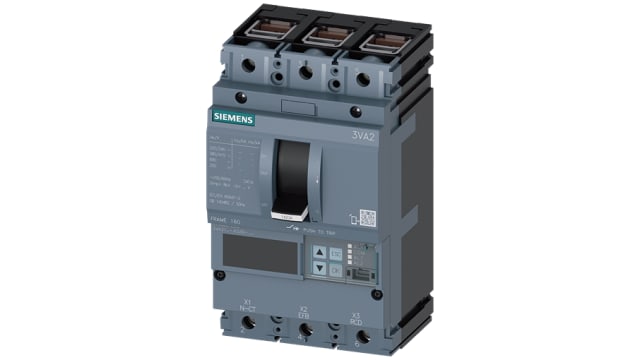 Siemens SENTRON 3VA2 Electronic Circuit Breaker 63 A 690V, 3 channels Type M | 3VA2163-5KQ36-0AA0