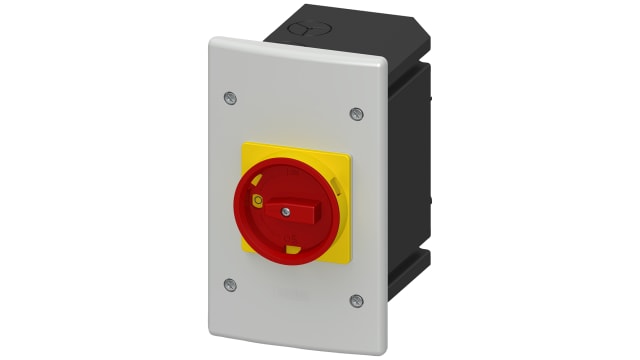 Siemens Black, White Plastic 3RV1923 Enclosure - | 3RV1923-2GA00