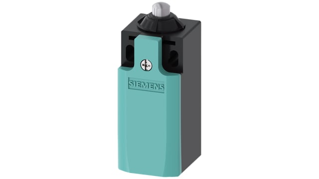Siemens 3SE Series Plunger Limit Switch, 1NC/1NO, IP66, IP67, 1NO/NC, Plastic Housing, 400V ac Max, 10A Max | 3SE5212-0BB01