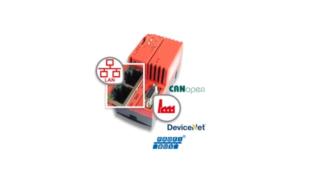 Hilscher netHOST FB Series LAN Connection Module for Use with PROFIBUS Slaves, Ethernet, DeviceNet Master, 24 V DC | NHST-T100-DN/DNM