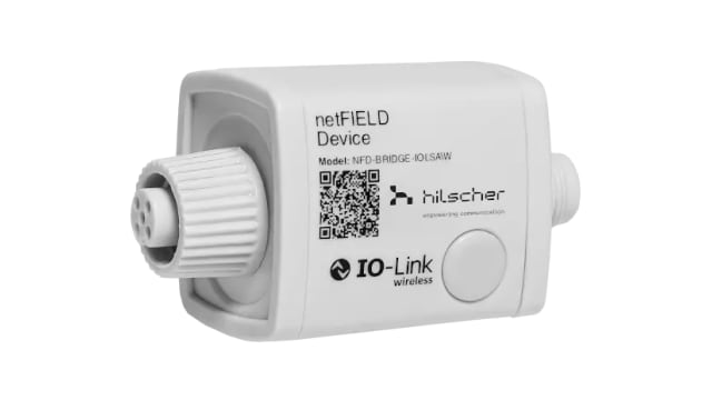 Hilscher netFIELD Series I/O module for Use with IO-Link, IO-Link Wireless Master, IO-Link Device Class A, 24 V DC | NFD-BRIDGE-IOLSAW