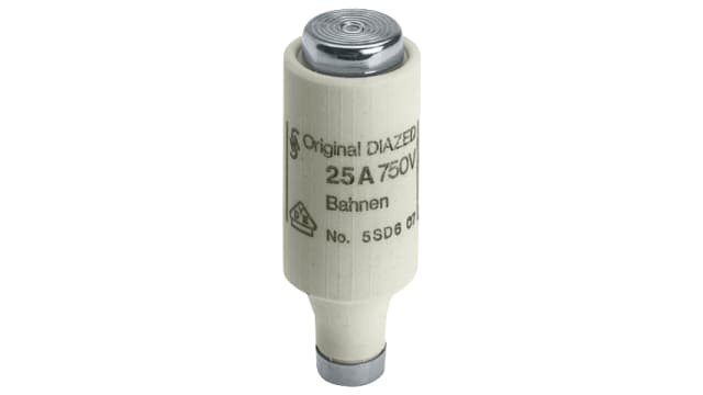 Siemens 50 A D3 Diazed Fuse, 750 V ac/dc | 5SD610