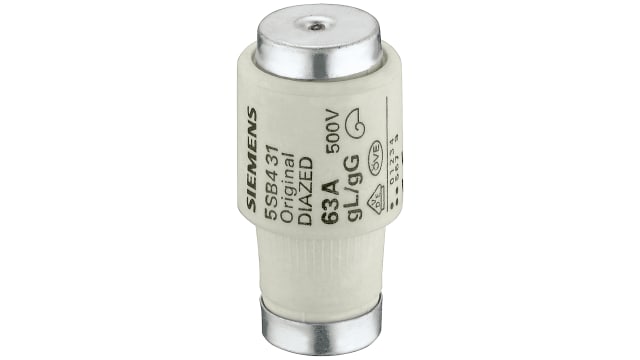Siemens 32 A D2 Diazed Fuse, 500 V ac/dc | 5SB4011