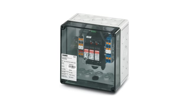 Phoenix Contact SOL-SC Series Polycarbonate Junction Box, IP65, 180 mm, 111 mm 180 mm | 2403334