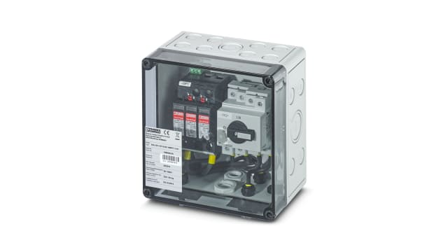 Phoenix Contact SOL-SC Series Polycarbonate Junction Box, IP65, 180 mm, 111 mm 180 mm | 1056069