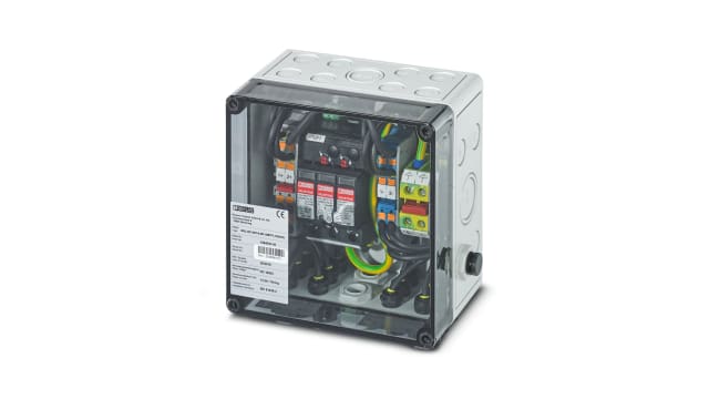 Phoenix Contact SOL-SC Series Black Polycarbonate Junction Box, IP65, 180 mm, 111 mm 180 mm | 1064363