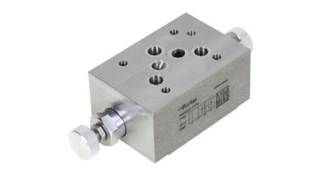 Parker Steel Single Surface  Mounting, Hydraulic Check Valve, FM2DDSVHT, 80 L/min, 0.5 bar  Cracking Pressure | FM2DDSVHT