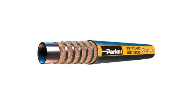 Parker Synthetic Rubber Hydraulic Hose Assembly, 420 bar Max Pressure | 797TC-20