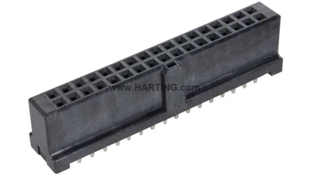 HARTING 09195 Series Straight PCB PCB Header, 34 Contact(s), 2.54 mm Pitch, 2 Row, Shrouded | 09195346824741
