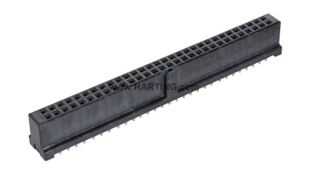 HARTING 09195 Series Straight PCB PCB Header, 60 Contact(s), 2.54 mm Pitch, 2 Row, Shrouded | 09195606824