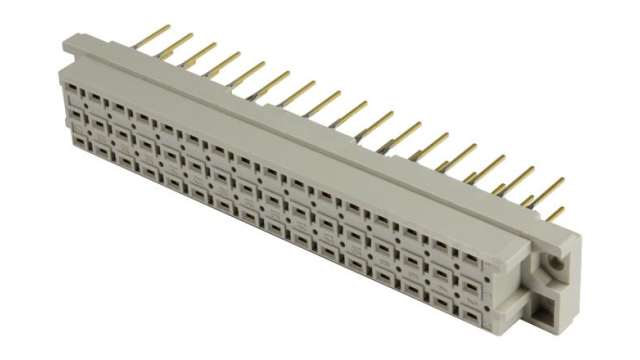 HARTING, DIN Power 48 Pole Angled, Straight Standard DIN Connector, 6A, 1.55 kV IP20, Flange, PCB Female | 09052482854