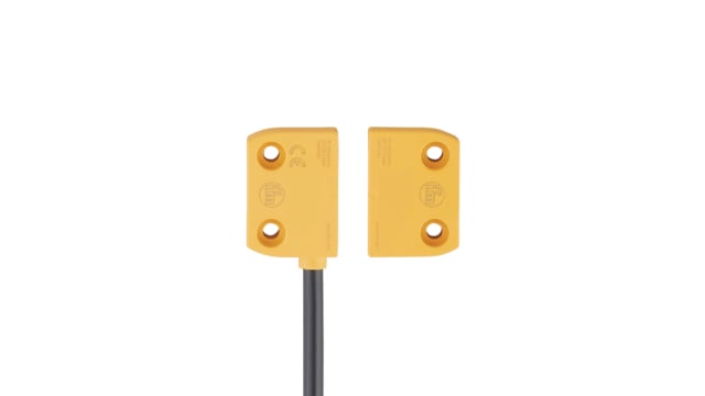 ifm electronic MN Series Non-Flush Magnetic Safety Switch, 24V dc, Polyamide Housing, 2NO, 2m Cable | MN200S