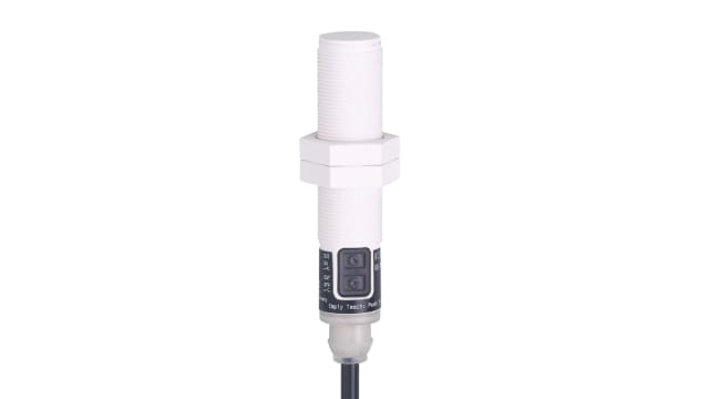 ifm electronic Capacitive Threaded Barrel Proximity Sensor, M18, 8 mm Detection, PNP NO/NC, 10 → 36 V dc | KG5070
