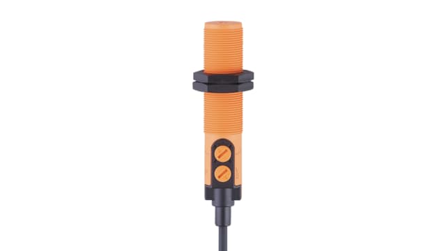 ifm electronic Capacitive Threaded Barrel Proximity Sensor, M18, 0.5 → 30 mm Detection, PNP NO/NC, 10 → | KG6015