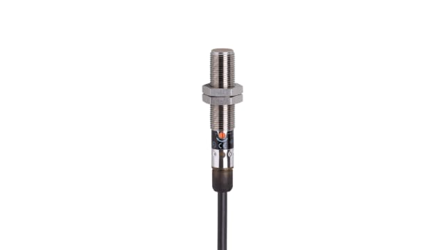 ifm electronic Capacitive Threaded Barrel Proximity Sensor, M12, 4 mm Detection, PNP NO, 10 → 36 V dc | KF5014
