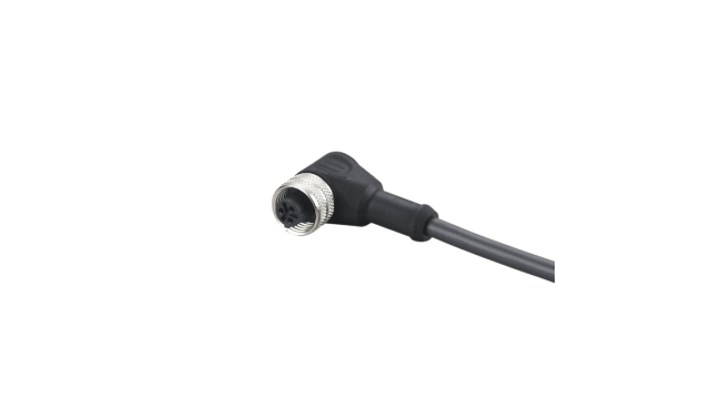 ifm electronic Female 1 way Right Angle to Unterminated Unterminated Actuator/Sensor Cable, 2 m | E12282