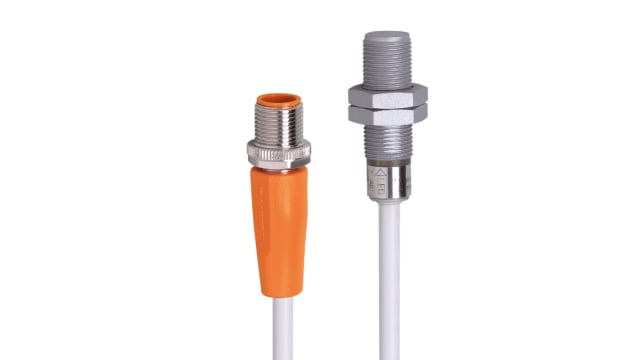 ifm electronic Inductive Rectangular Proximity Sensor, M12, 4 mm Detection, PNP/NPN NO, 10 → 36 V dc | IFR206