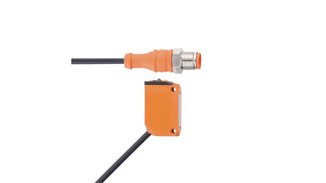 ifm electronic Diffuse Photoelectric Sensor, Rectangular Sensor, 2 → 200 mm Detection Range | O6H201