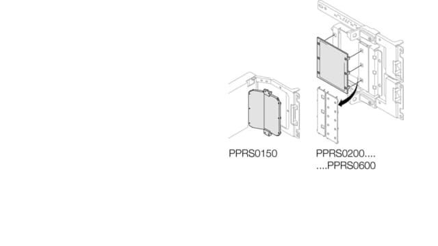 ABB PPRS Series Rubber Cover for Use with Modular Boards - System Pro E Power, 109.2 x 143 x 6.5mm | 1STQ008583A0000