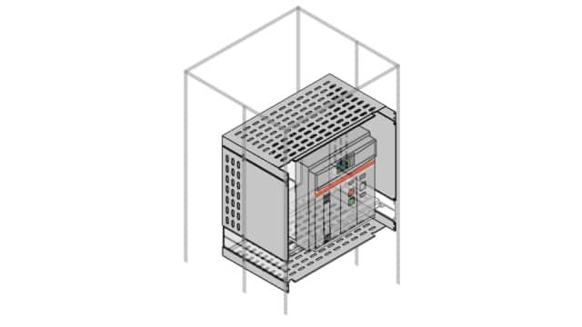 ABB PSVW Series Pickled Steel Sheet Assembly Plate for Use with Modular Boards - System Pro E Power, 1006 x 712.4 x 3mm | 1STQ009067A0000