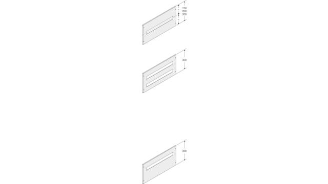 ABB 1STQ Series Pickled Steel Sheet Panel for Use with Modular Boards - System Pro E Power, 300 x 400mm | 1STQ001560B0000