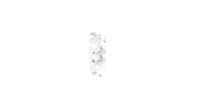 ABB 1STQ Series Pickled Steel Sheet Installation Kit for Use with Modular Boards - System Pro E Power, 200 x 800mm | 1STQ002099B0000