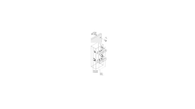 ABB 1STQ Series Pickled Steel Sheet Installation Kit for Use with Modular Boards - System Pro E Power, 200 x 800mm | 1STQ001444B0000