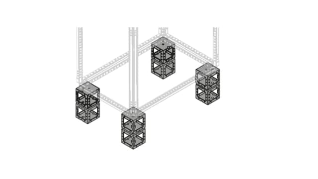 ABB 1STQ Series Sheet Steel Galvanised Base/Plinth Corner Piece for Use with Modular Boards - System Pro E Power, 200 x | 1STQ007207A0000