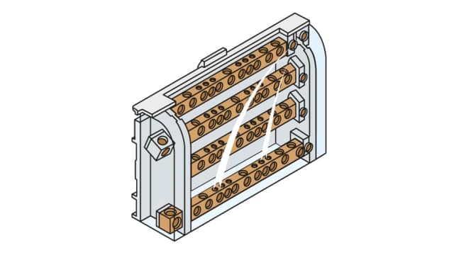 ABB AD1027 Series Terminal Box, IP20, 4 Terminals, 150 mm, 160.5 mm 90 mm | 1STQ008294A0000