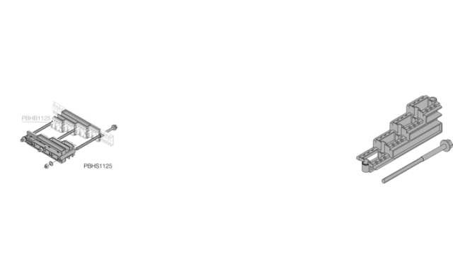 ABB 1STQ Series Busbar Accessories for Use with Modular Boards - System Pro E Power, 90 x 220 x 15mm | 1STQ007429A0000