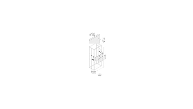 ABB 1STQ Series Pickled Steel Sheet Installation Kit for Use with Modular Boards - System Pro E Power, 300 x 600mm | 1STQ001886B0000