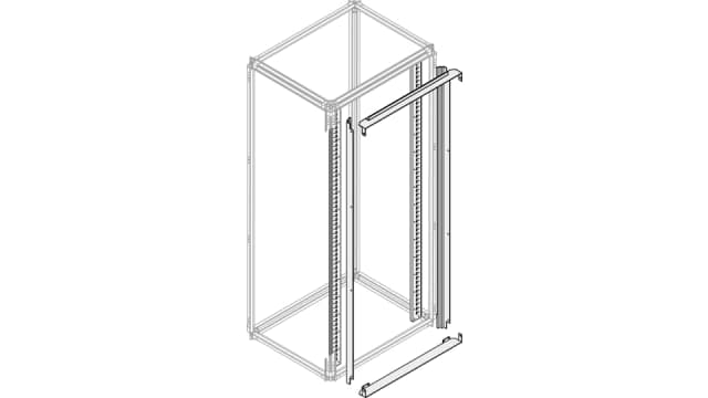 ABB 1STQ Series Pickled Steel Sheet Frame for Use with Modular Boards - System Pro E Power, 2000 x 400mm | 1STQ001894B0000