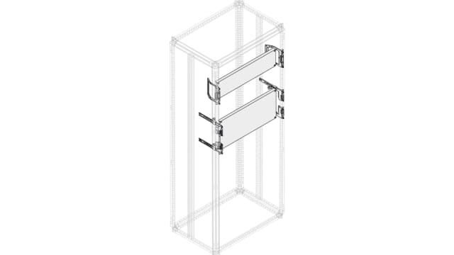 ABB 1STQ Series Sheet Steel Galvanised Mounting Plate for Use with Modular Boards - System Pro E Power, 500 x 400mm | 1STQ007526A0000