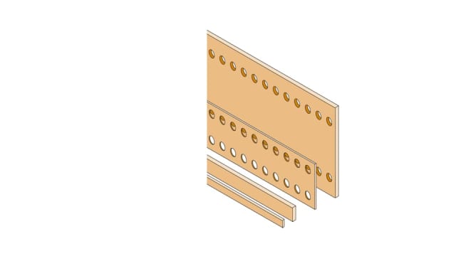 ABB Copper PBFC 203390 3 Phase Busbar, 50 V | 1STQ007415A0000