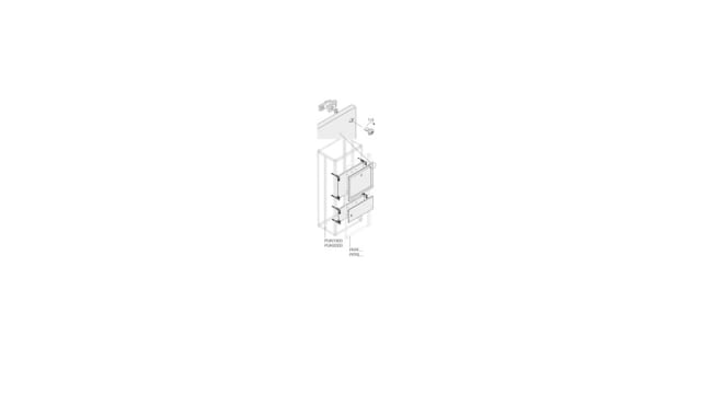 ABB 1STQ Series Pickled Steel Sheet Installation Kit for Use with Modular Boards - System Pro E Power, 350 x 800mm | 1STQ007440A0000