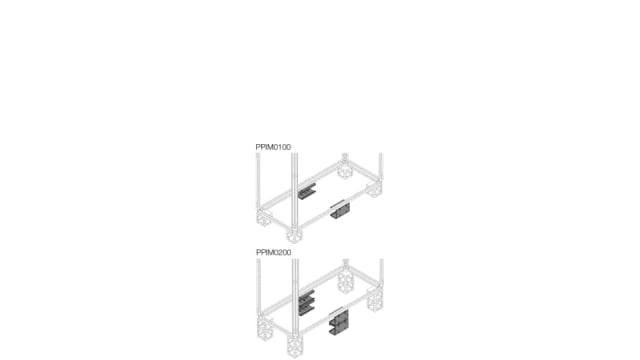 ABB 1STQ Series Sheet Steel Galvanised Plinth for Use with Modular Boards - System Pro E Power, 200 x 200 x 200mm | 1STQ007209A0000