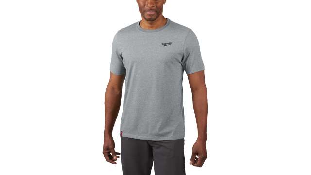 Milwaukee Grey Polyester, Cotton Short Sleeve T-Shirt M | 4932492969