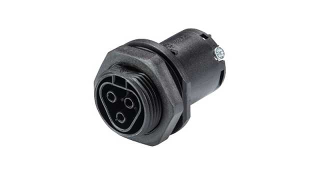 Wieland RST CLASSIC Series Push-in Connector Female Screw, 3-Pole, 20A, 3-Way, IP66, IP68, IP69 | 96.031.5053.1