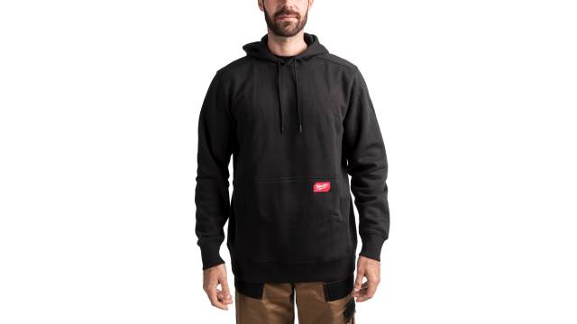 Milwaukee Midweight Black 70% Cotton, 30% Polyester Men's Pull Over S | 4932493116