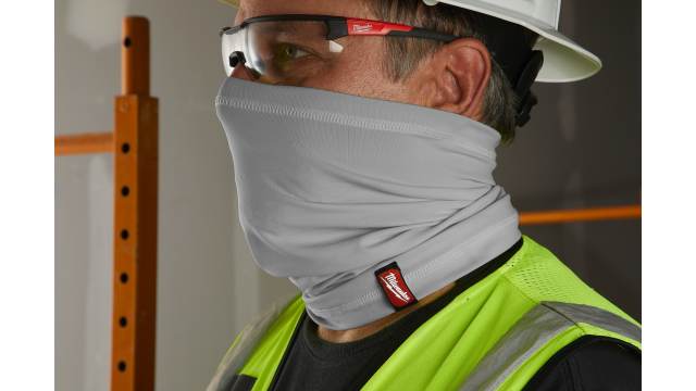 Milwaukee 14% Elastane, 86% Polyester Breathable Neck Scarf, Red | 4932493094