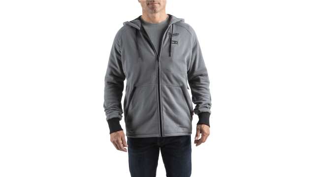 Milwaukee M12 Grey Cotton, Polyester Men's Zipper S | 4932480066