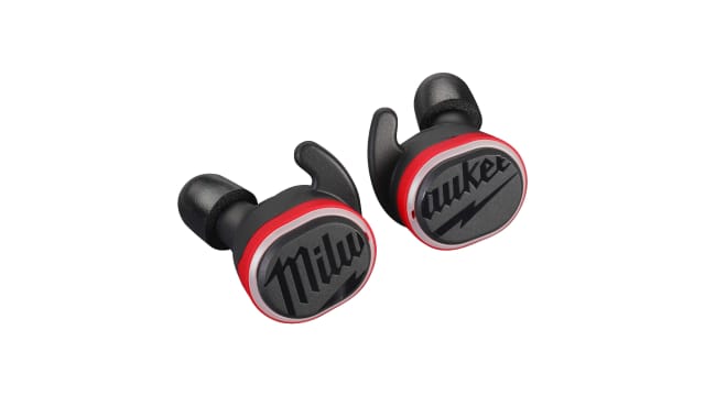 Milwaukee L4 RLE Listen & Speak Ear Defender, 26 dB, Red, Black | 4933478750