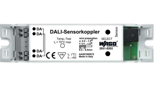 WAGO, 2851 Series Coupler for Use with Automation, RoHS Standard | 2851-8202