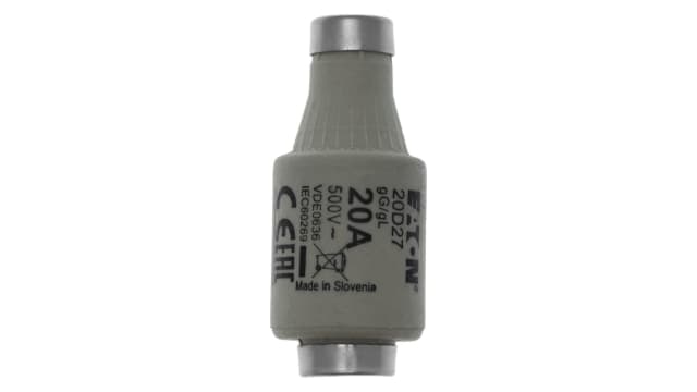 Eaton 20 A Bottle Fuse, 500 V ac | 20D27